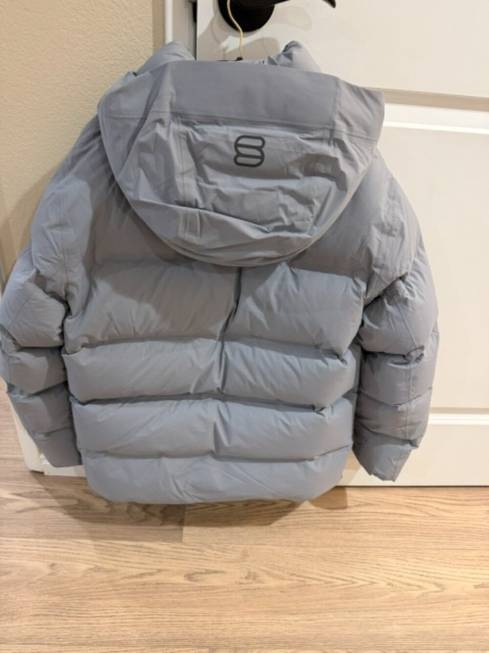 Aritzia Super Puff Marble Grey 2026 Season NWOT - WATERPROOF